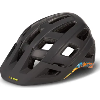 Cyklistická přilba Prilba CUBE Badger black'n'splash varianta veľkosť M (56-59cm)