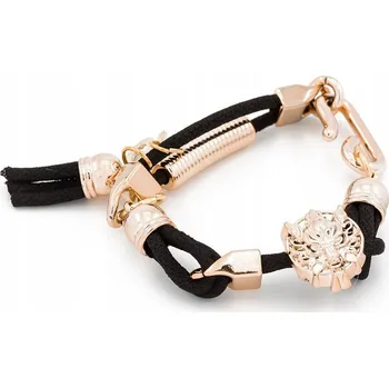 Náramek Náramek šňůrkový střapec lev černý