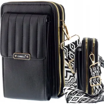 Kabelka Cambell kabelka eko kůže černá