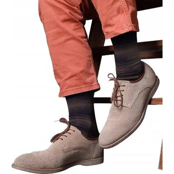 Pánské ponožky Pánské ponožky elegantní stínované hnědé 39-42 YOCLUB