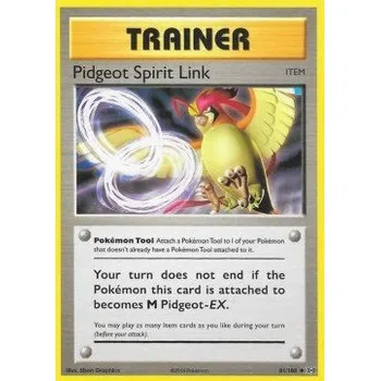 Volný čas Pokémon EVO 081/108 Pidgeot Spirit Link - Evolutions Stav: Excellent, Verze: NORMAL