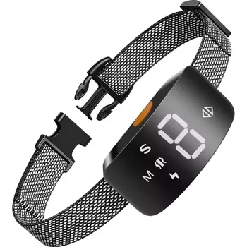 Pomůcka pro výcvik zvířete TopTechnology Inteligentní trenér psů Stop Bark - Pomůcka proti štěkotu (černá)