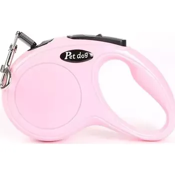 Vodítko pro psa TopTechnology Automatické zatahovací vodítko pro psy 5m (Růžové)