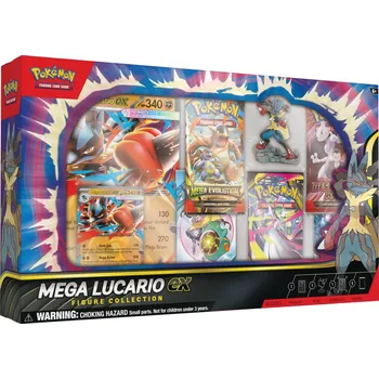 Karetní hra Pokémon Company Pokémon TCG: Mega Lucario ex Figure Collection Sealed: Produkt bude zaslán na adresu zabalený.