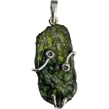 Přívěsek LIBRA, přívěsek - vltavín, stříbro 925/1000