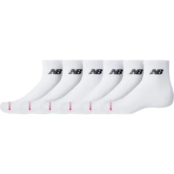 Pánská móda Ponožky New Balance Everyday Ankle 6 Pairs las51306-wt Velikost M