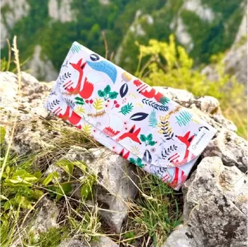 Svačinový box Green Smile kapsa – Dvojrohlík Malé lišky