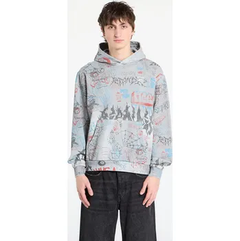 Pánská mikina Mikina RIPNDIP Marker Hoodie Sage Grey Vintage Wash XL