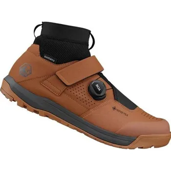 Pánská sportovní obuv tretry Shimano MTB SH-GE900 kaštanové GORE-TEX 42