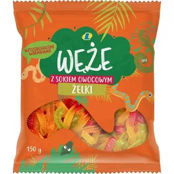 Bonbon LEWIATAN ŽELÉ BONBONY HADI S OVOCNOU ŠŤÁVOU 150G