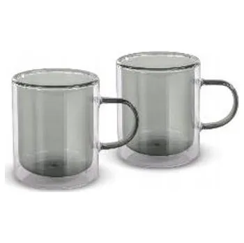 Sklenice LT9121 SET 2 TEA ČERNÝ 350ML VASO LAMART