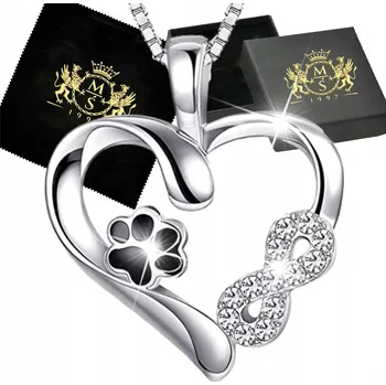 Přívěsek Přívěsek Mennica Świdnicka srdce se zirkonem ryzosti 925