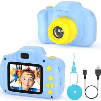 Digitální fotoaparát OEM Digitální fotoaparát pro děti Modrý / Žlutý