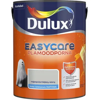 barva na zeď Dulux Latexová Barva na zeď 5l Nejoblíbenější matná šedá