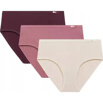 Dámské spodní prádlo 3-balení dámských Kalhotky klasické kalhotky Atlantic M