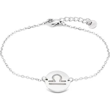 Náramek biju Náramek z chirurgické oceli s pevným přívěskem, znamení Váhy 2001960-6
