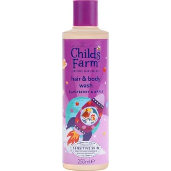 Koupelová kosmetika CHILDS FARM Mycí emulze na vlasy a tělo ostružina a jablko, 250 ml