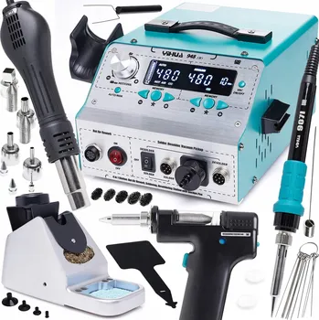 Páječka YIHUA 948-II Horkovzdušná pájecí stanice/Mikropáječka, Displej