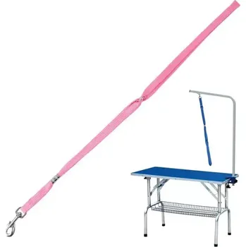 Vodítko pro psa TopTechnology Pružné vodítko pro psy na koupací stůl, růžové