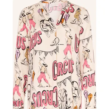 Milano Italy Dámská Satinová Halenka, krémová / neonově...