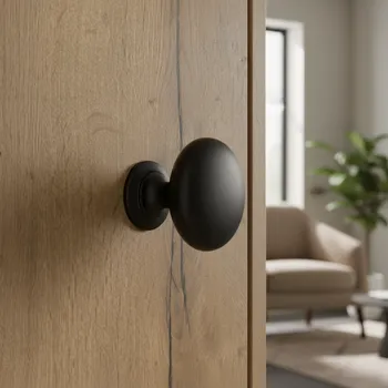 Nábytkové kování Interex design Úchytka knopka CAMORA / Černá matná