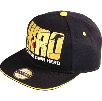 Kšiltovka Snapback čepice - kšiltovka Pokémon: Pikachu Olympics Hero (nastavitelná) černý polyakryl bavlna