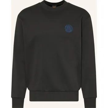 Pánské oblečení Boss Pánská Mikina Varsity, černá, L