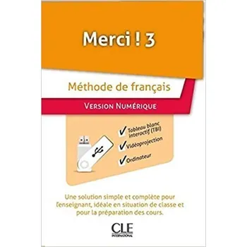 Francouzský jazyk Merci! 3/A2: manuel numérique TBI USB