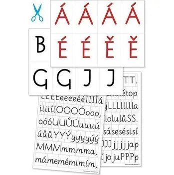Comenia Script: Písmena k vystřihování