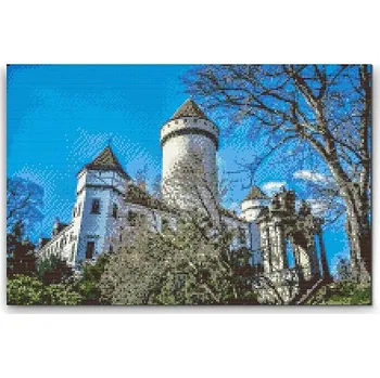 Diamantové malování Painting Queens Diamantové malování Konopiště 2, 60 × 80 cm, bez rámu, hranaté