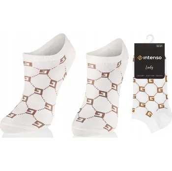 Pánské ponožky Kotníkové Ponožky Intenso geometrický vzor, velikost 35-37