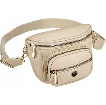 Kabelka Peterson ledvinka přes rameno Dámská ledvinka Peterson 2065 BEIGE béžová