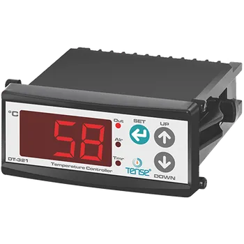 Regulátor termostat teploty pro montáž do panelu ON - OFF s externím čidlem
