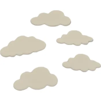 Jedlá dekorace na dort Mraky na dort , dekorace z cukrové pasty