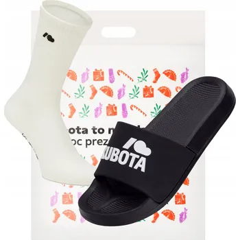 Dámské žabky SET DÁMSKÝCH PLAVECKÝCH NAZOUVÁKY KUBOTA ČERNÉ 38 + PONOŽKY