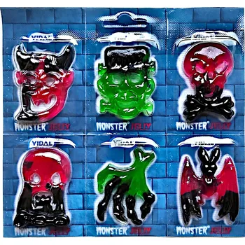 Cukrovinka Vidal Želé Bonbony Jelly Monster Halloween 1 x 6 Ks
