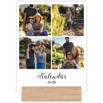Fotokalendář Fotokalendář na výšku Bílý na výšku Na výšku