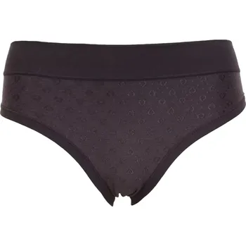 Dámské spodní prádlo Jednobarevné dámské kalhotky Andrie PS 1009 černé velikost XL-46/48