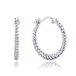 Stříbrné náušnice KROUŽKY,