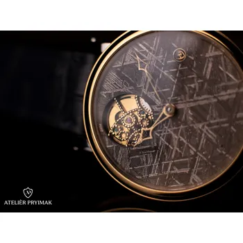 Přírodní kámen Hodinky Atelier Pryimak - Meteorite Limitovaná edice 5 kusů