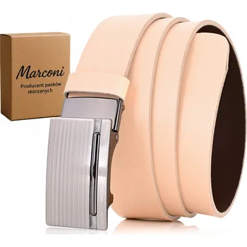 Opasek Marconi bílý pásek - muž