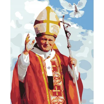Obraz Obraz MALOVÁNÍ PODLE ČÍSEL Jan Pavel II 2 PAPA