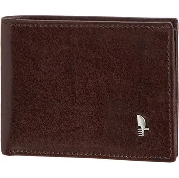 Dámské spodní prádlo Muž peněženka PUCCINI z pravé kůže hnědá