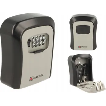 Trezor Sejf na klíče kovová schránka s šifrou kazeta na kód nástěnná 95x115mm