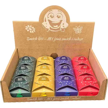 Svíčka KD MINI svíčka BOX 12ks 3D strom mix