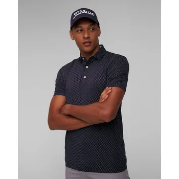 Pánské tričko Tmavě Modrá Pánská Polokošile Footjoy Eu S.lisle Dot Prt 81675-navywht