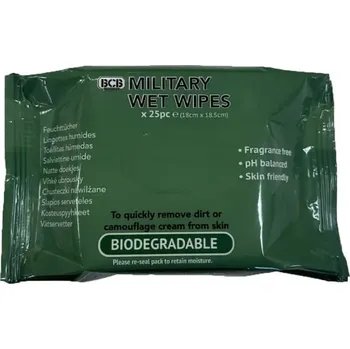 Vlhčený ubrousek Ubrousky čistící na kamuflážní barvy bal.25ks