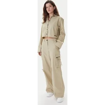 Pánské kalhoty Karl Lagerfeld Jeans Kalhoty z materiálu B1W10087 Zelená Regular Fit XL