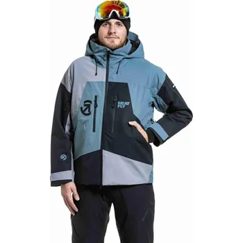 Zimní bunda na lyže/snowboard Meatfly Shader 25/26 Blue Sea/Silver XXL