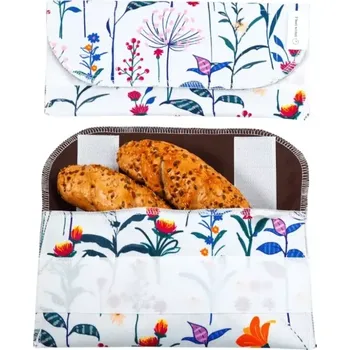 Svačinový box Green Smile Kapsa Dvojrohlík Bílá louka